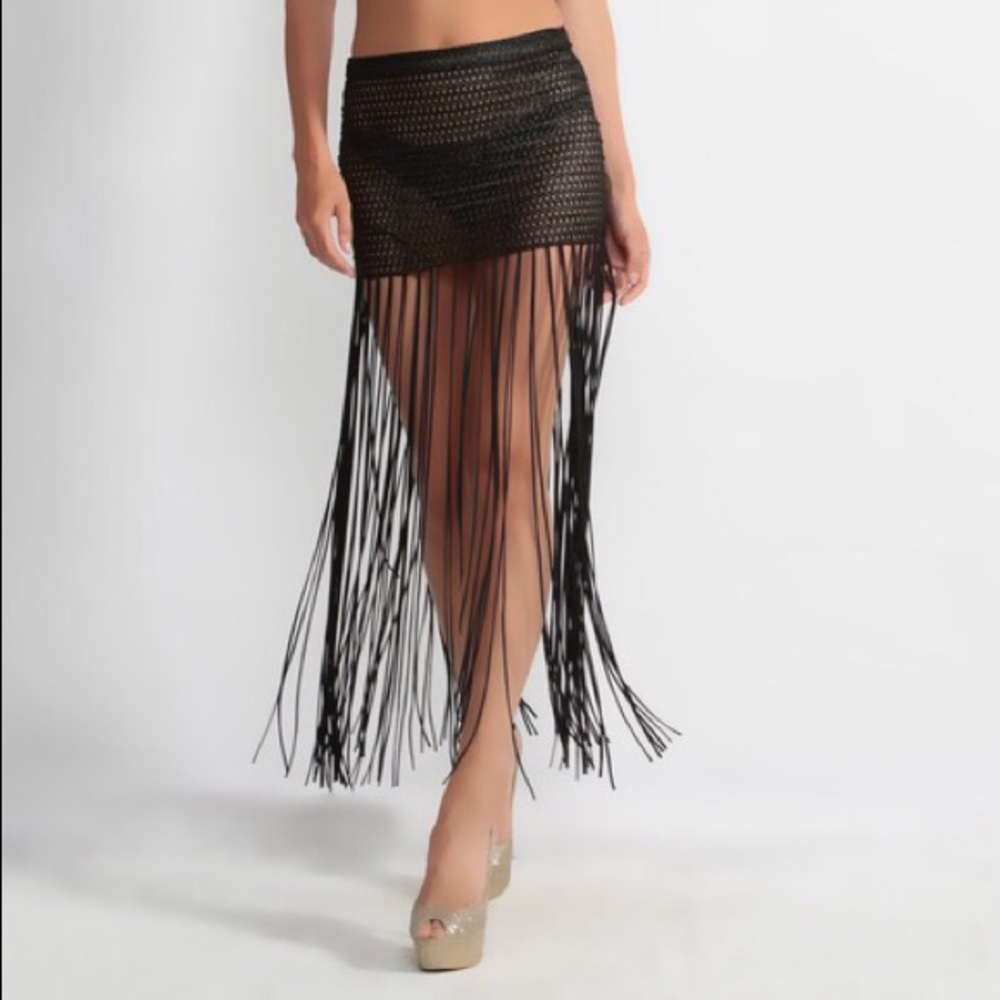 Luxury bikini skirt coverup